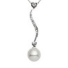 Facetz Diamond & Pearl Pendant