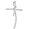 Facetz Diamond Gold Cross Pendant