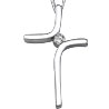 Facetz Diamond Gold Cross Pendant