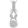 Facetz Diamond Gold Pendant, Facetz Diamond & Black Pearl Gold Earrings