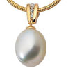 Facetz Diamond Gold & Pearl Pendant