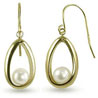 Facetz Pearl & Gold Earrings