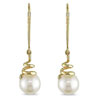 Facetz Pearl Gold Earrings