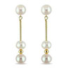 Facetz Pearl & Gold Earrings
