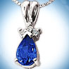 Diamond & Amethyst Pendant