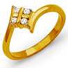 Jpearls Diamond Finger Ring