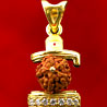 Dharmik Gold Pendant