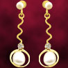 Jagdamba White Pearl Hangings
