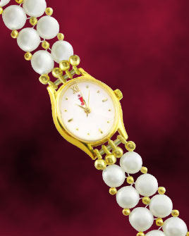 Jagdamba Pearl Watch for Women