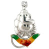 Jagdamba Ekadanta Diamond Pendant