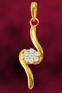 Jagdamba Elegant Diamond Pendent