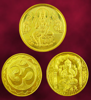 Diwali Gifts, Jagdamba Trinity Coin Hamper