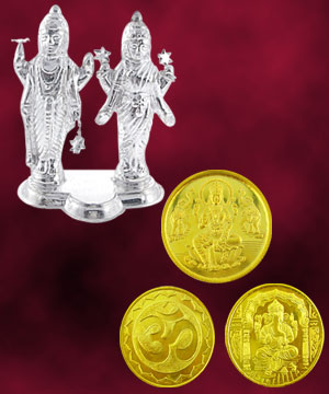 Jagdamba Lakshmi Narayan Coin Hamper
