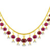 Jagdamba Ruby Drop Gold Set