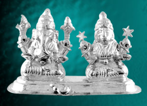 Jagdamba Lakshmi Ganesha Idol