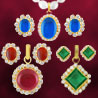 Jagdamba Changeable Pendant Set