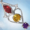 Triple Stone Pendant