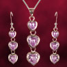 Heart Pendant Set