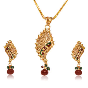 Pendant Necklace & Earrings Set