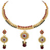 Polki Necklace Earrings Set