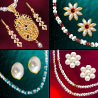 4 Colorful Freshwater Pearl Sets