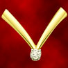 Victory Diamond Solitaire Pendant