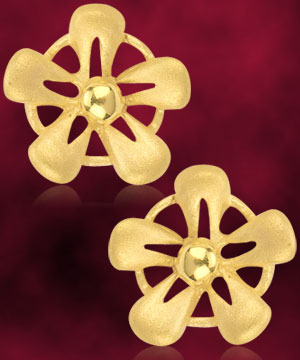 22K Gold Studs