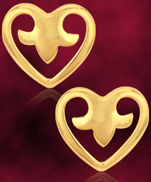 22K Gold Studs