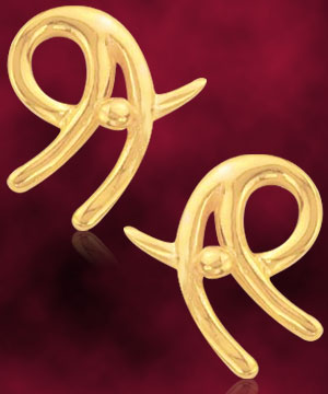 22K Gold Studs