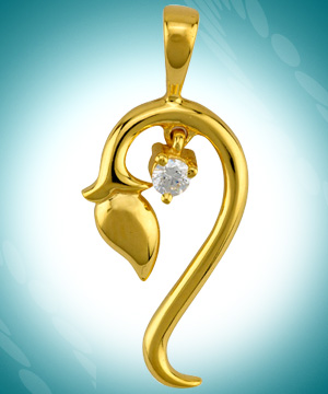 Rakhi Gifts to India, 22K Gold Pendant