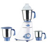 Preethi 550 Watts 3 Jar Mixer Grinder - Blue Leaf Silver