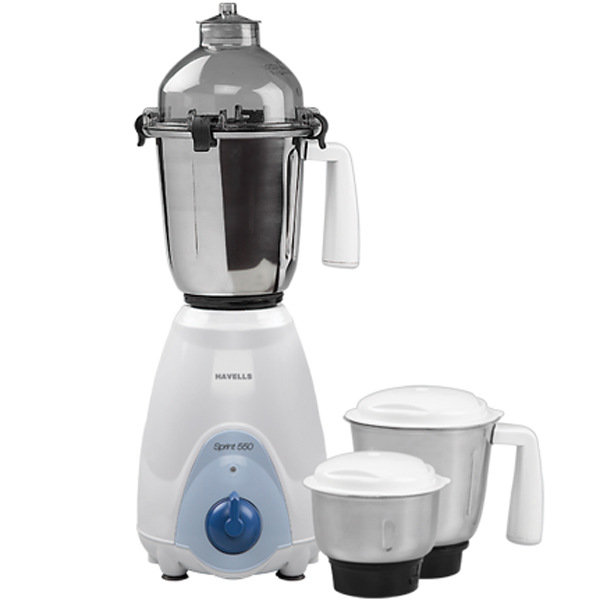 Havells Sprint 550 Mixer Grinder 3 Jars India