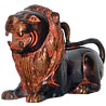 Antique Brass Lion
