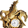 Amazing Brass Horses with Clock