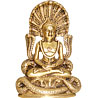 Arty Brass Meditating Lord Parshvanath