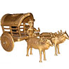 Brass Cow Rath With Man