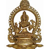 Captivating Brass Saraswatiji