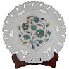 Pretty Marble Plate with Inlay Work