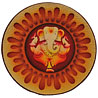 Beaming Wooden Ganesha Wall Piece