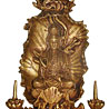 Enthralling Brass Meditating Buddha