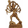 Brass Mahakali with Eight Hands