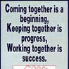 Coming together