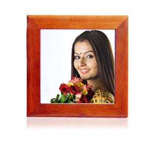Ceramic Tile in Wooden Frame