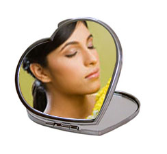 Personalized Photo Mirror in Heart Shape
