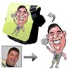 Personalized Cartoon Me 1 Face Shoulder Bag