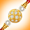 Round Small Pearl Rakhi
