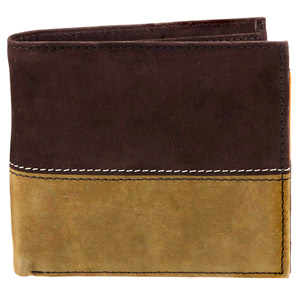 Dual Colour Nubuck Wallet
