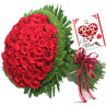 100 Red Roses Bunch
