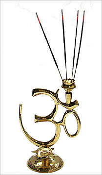 Om Diya & Incense Stand
